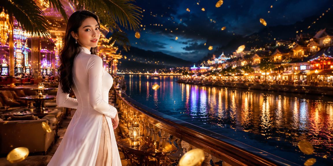 Sân vận động bóng đá Việt Nam vào buổi tối với ánh đèn rực rỡ